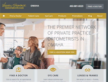Tablet Screenshot of omahavisionsource.com